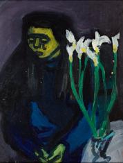 Tibor Duray: Woman with Lilies (Widow)